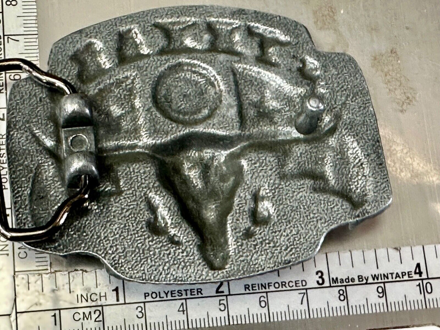 Texas longhorn - Raised dimensional everything tx belt buckle - Star Flag Rodeo