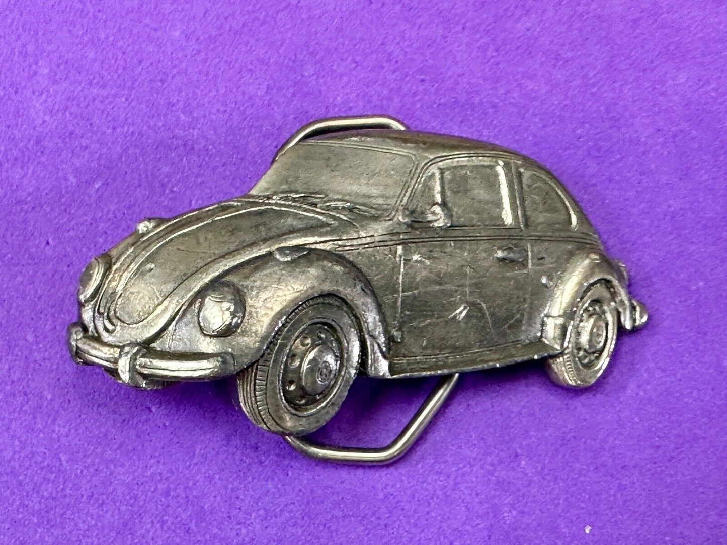 1990 VW Volkswagen Bug Car Auto Collectors Dealers Great American belt buckle Co