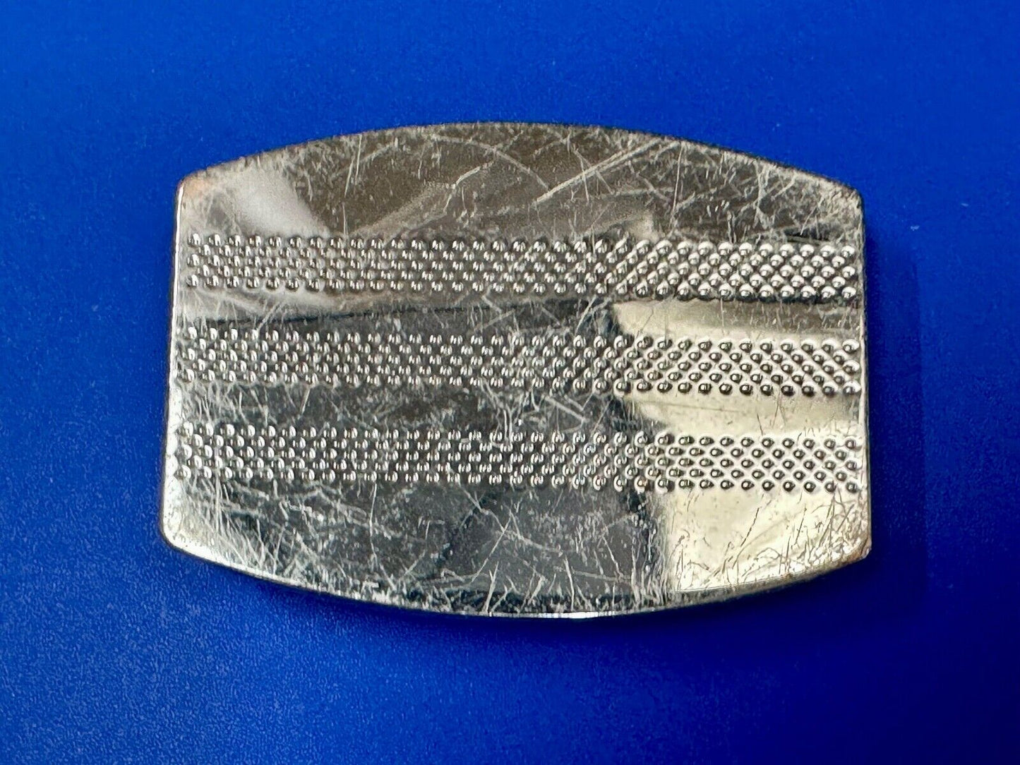 Vintage Adidas Lethal Silver Belt Buckle