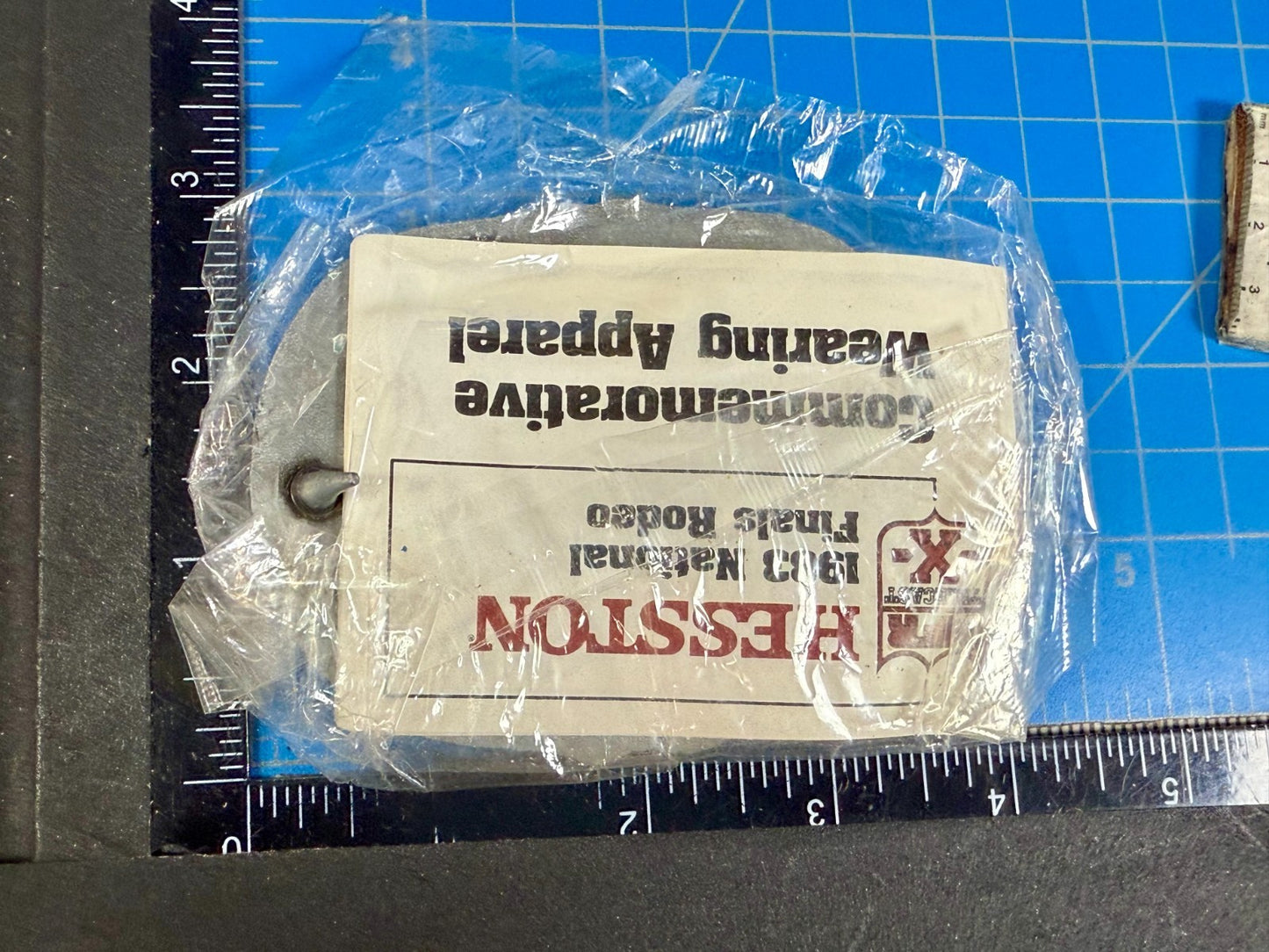 1983 Hesston Nfr National Finals Rodeo 25Th Anniversary Series NOS Belt Buckle