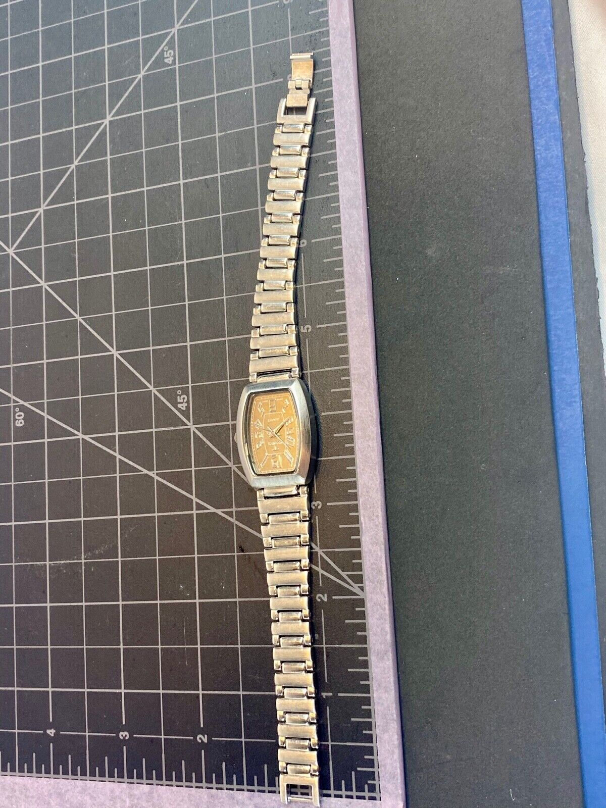 Bijoux Terner K-17147L Silver Tone Women's Watch Fresh Battery, Working Well!