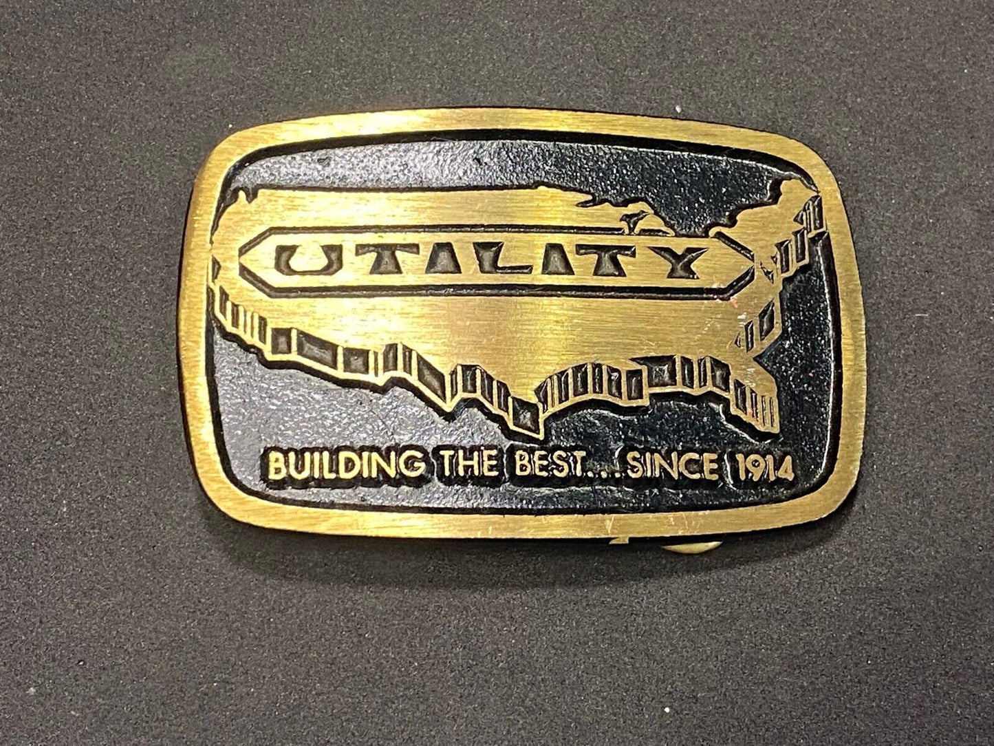 Usa Utility, Building The Best Since 1914 - Dynabuckle Solid Brass Belt Buckle