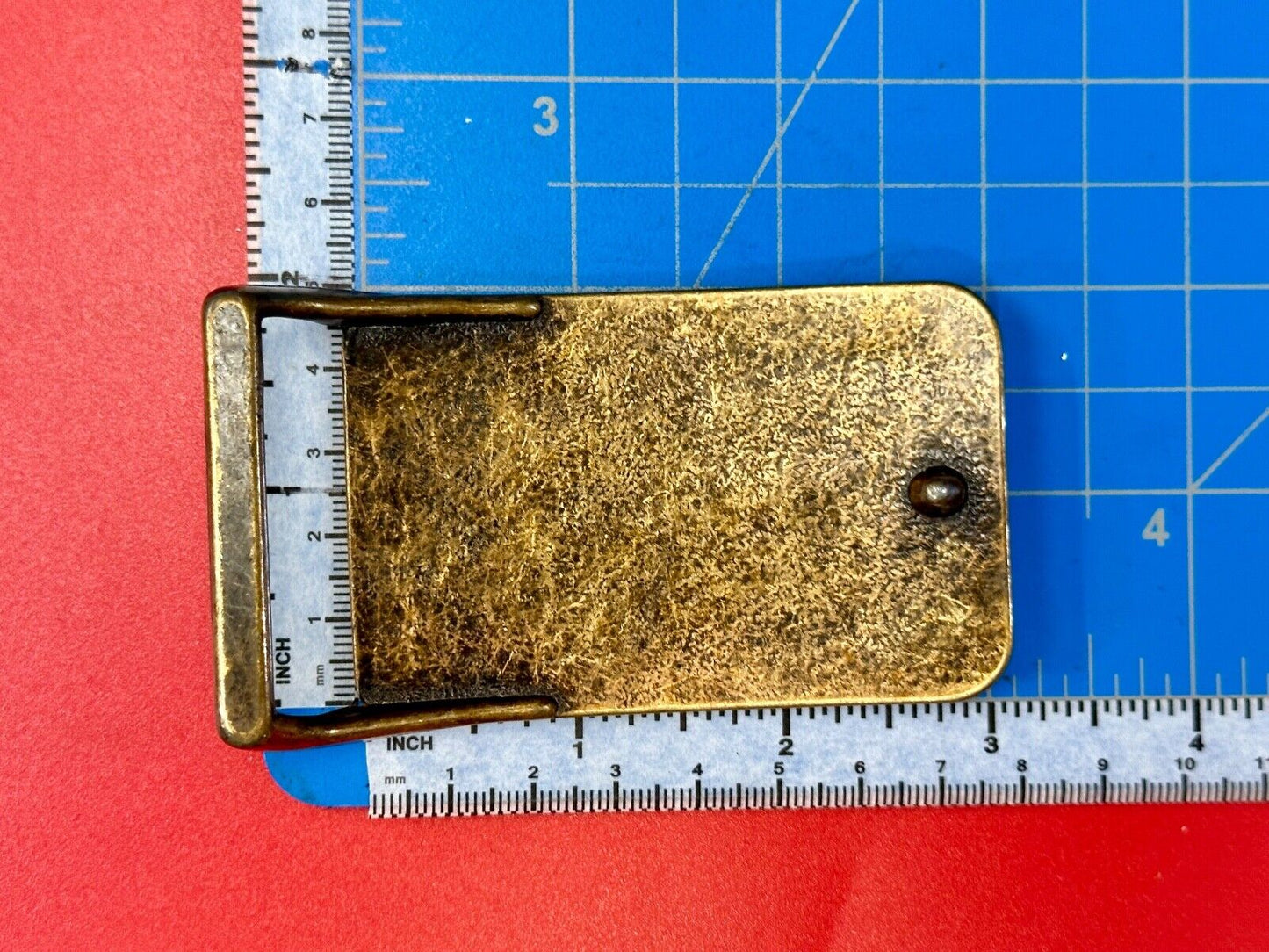 Army Re-up Ft Jackson SC Victory starts here leather & brass tone belt buckle