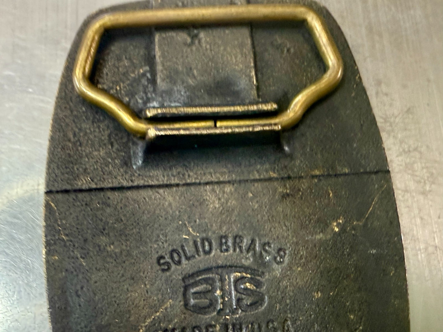 Town of Gilbert Arizona Vintage 1978 Commemorative Solid Brass BTS Belt Buckle
