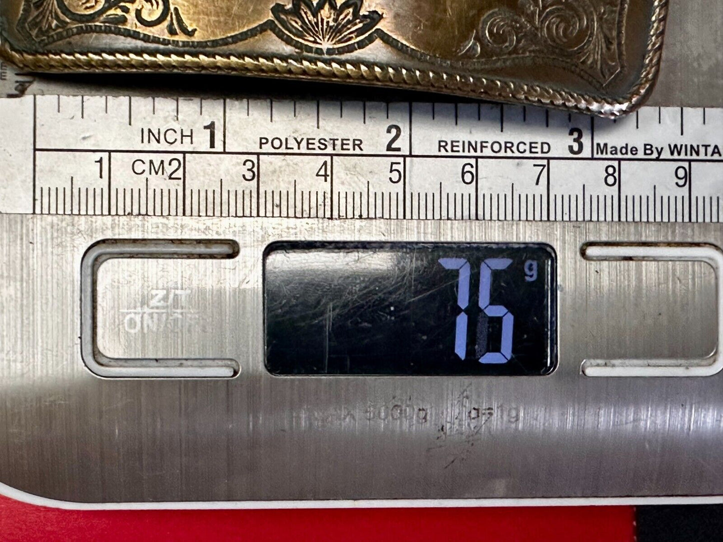 Vintage Cowboy Kneeling With Rodeo Lasso Rope Western Belt Buckle