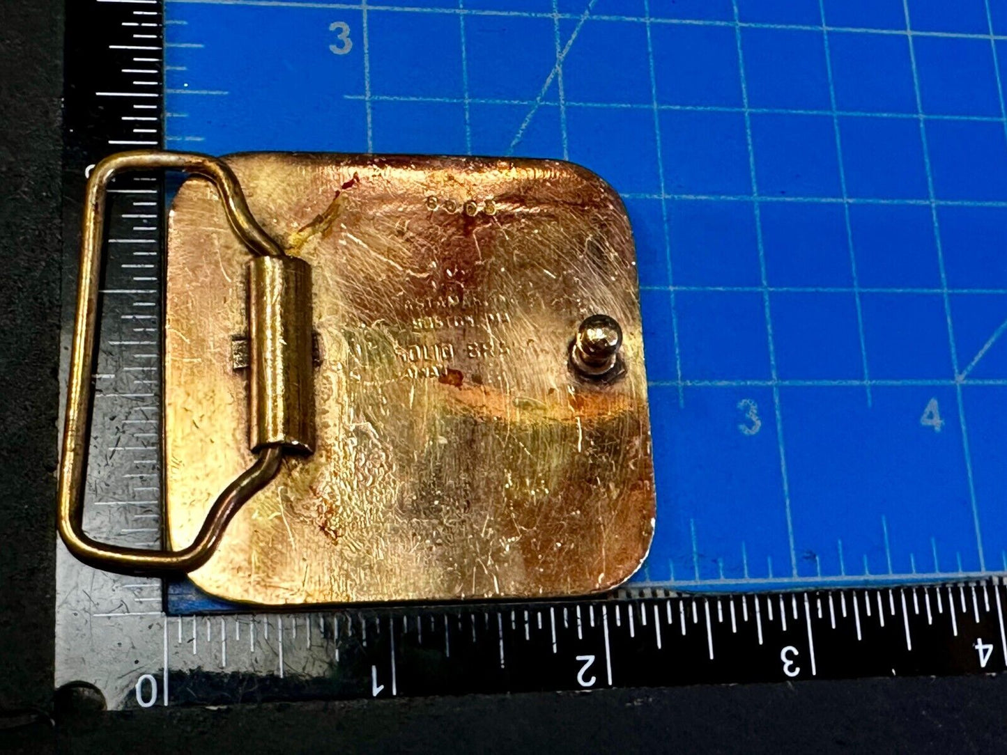 USPS United States Postal Service U.S Mail Solid Brass Belt Buckle