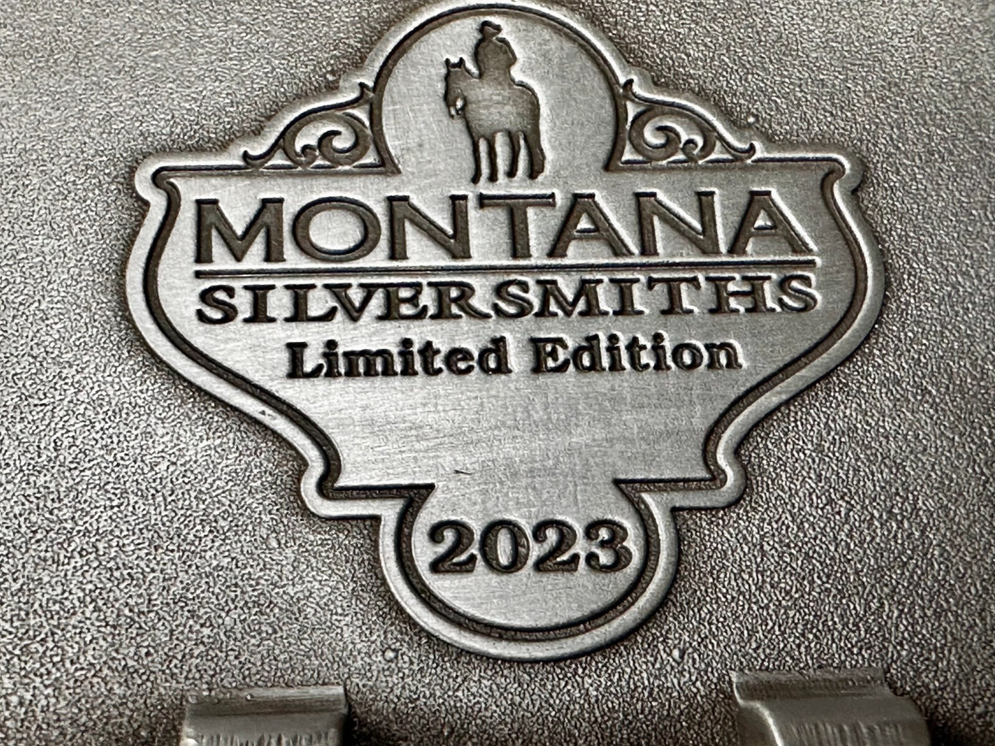 2023 Pendleton Whiskey Let'er Buck Rodeo Cowboy Montana Silversmiths Belt Buckle