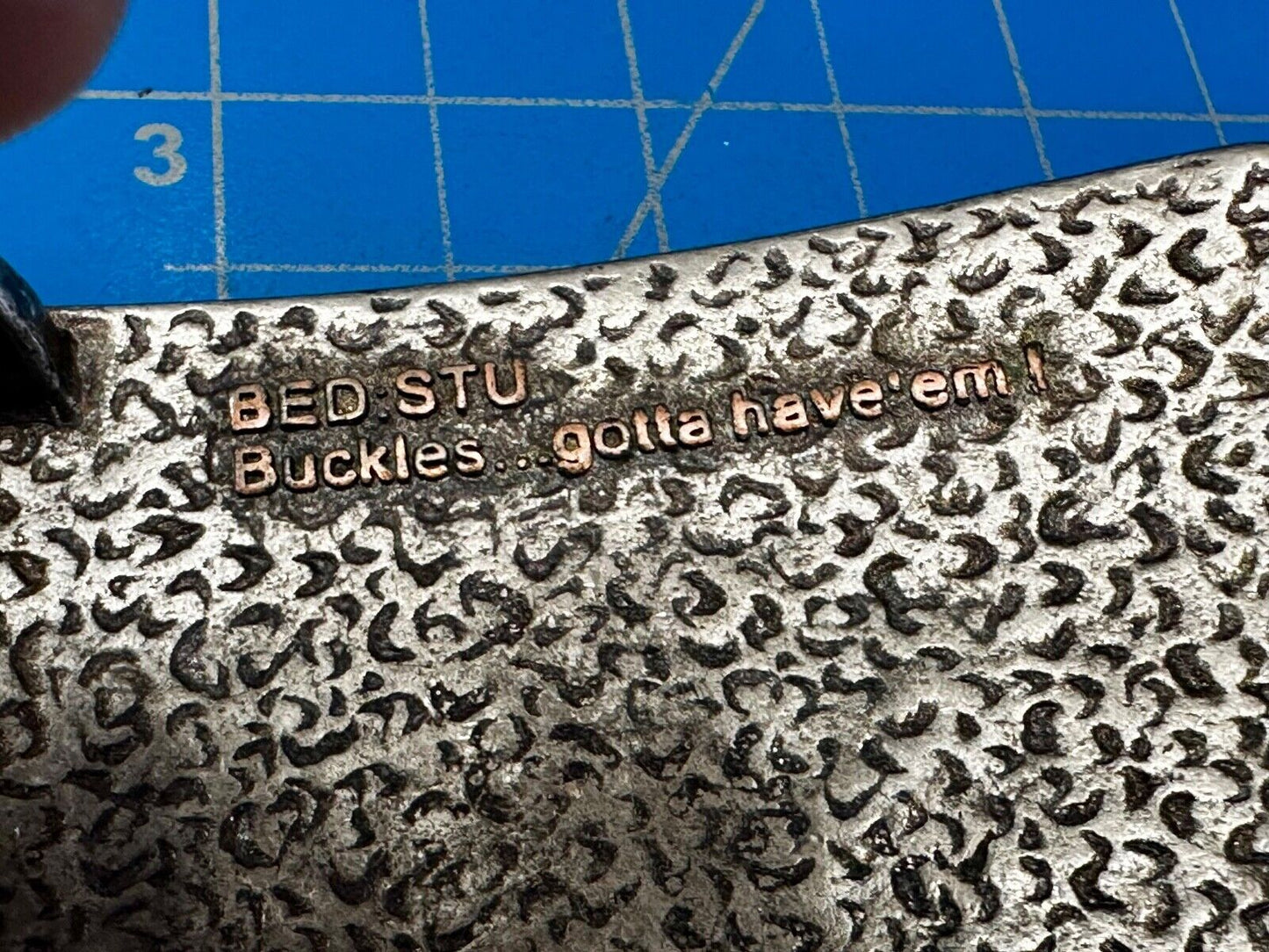 Texas Longhorn Vintage western Belt Buckle by BED STU Buckles Gotta Have em.