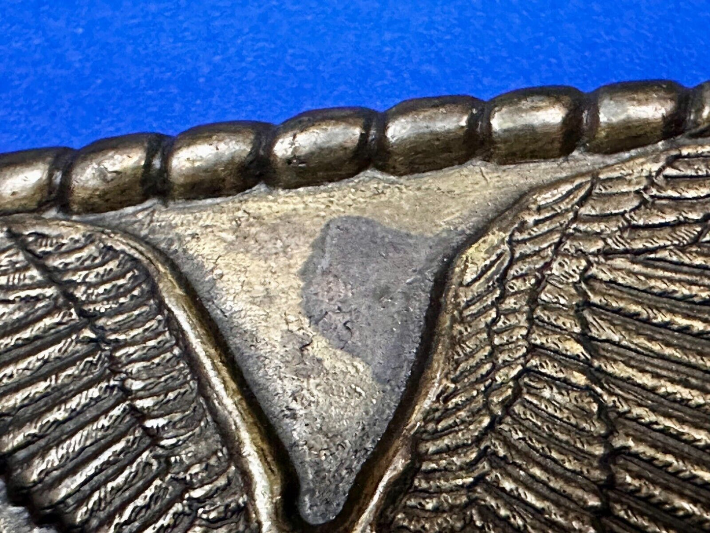 American Bald Eagle flying over majestic USA mountains Vintage Belt Buckle