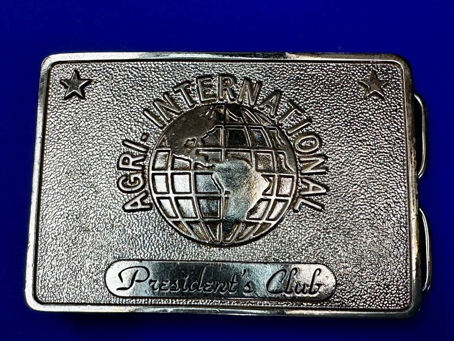 Agri International Inc Omaha NE Farming Presidents club Vintage 1978 Belt Buckle