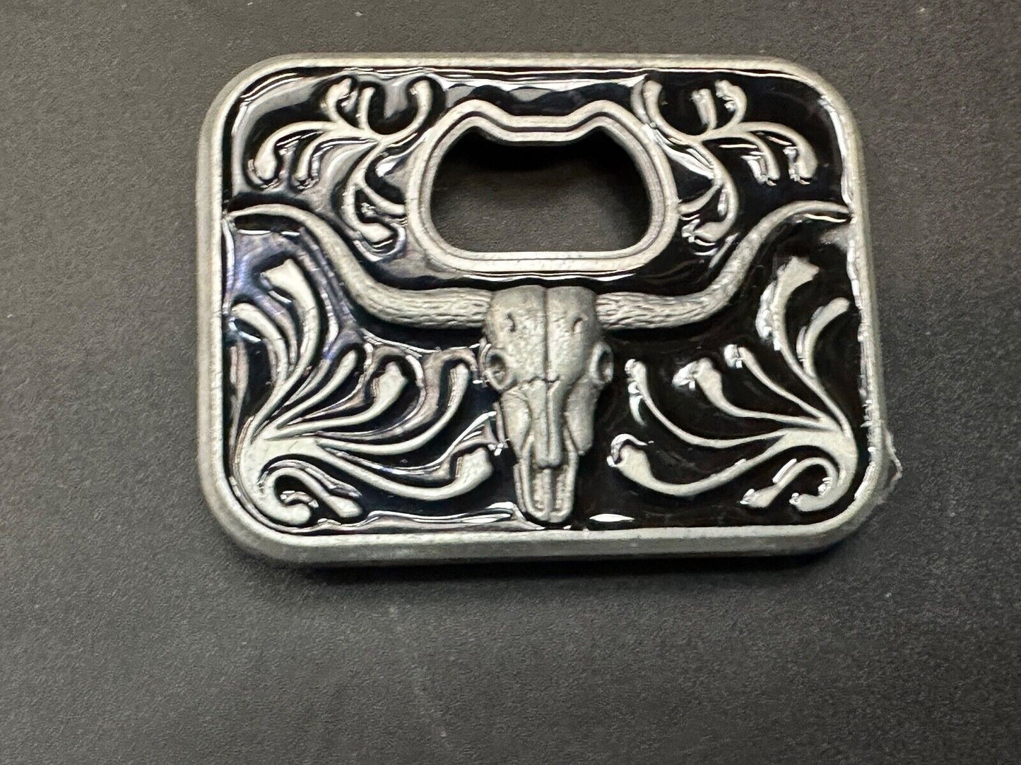 Texas Longhorn Cow cowboys cowgirls western belt buckle by Siskiyou 5259