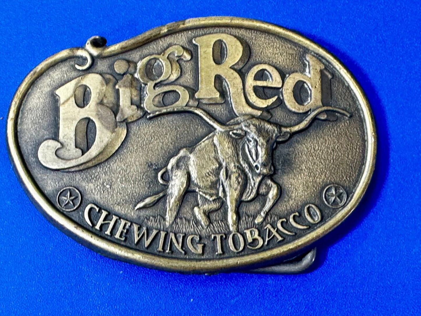 BIG RED CHEWING TOBACCO VINTAGE 1970s USA LONGHORN BULL COW BIG RED CHEW