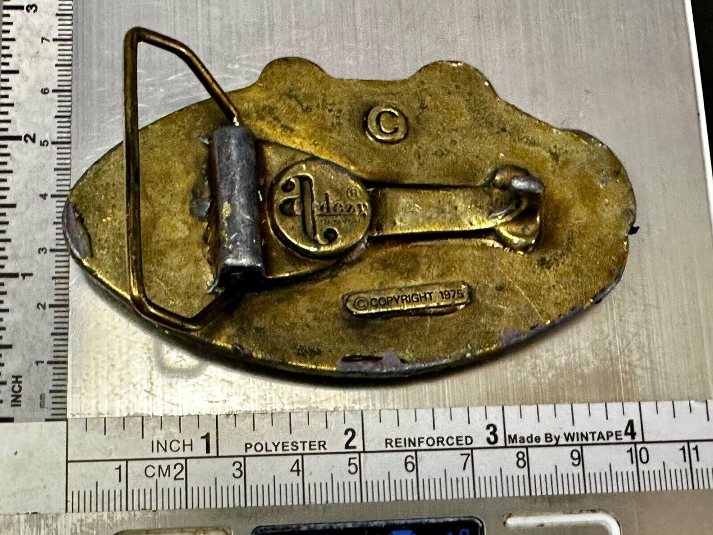 Vintage Big Sky Country Montana Belt Buckle Capitol! Vintage Adezy Denver