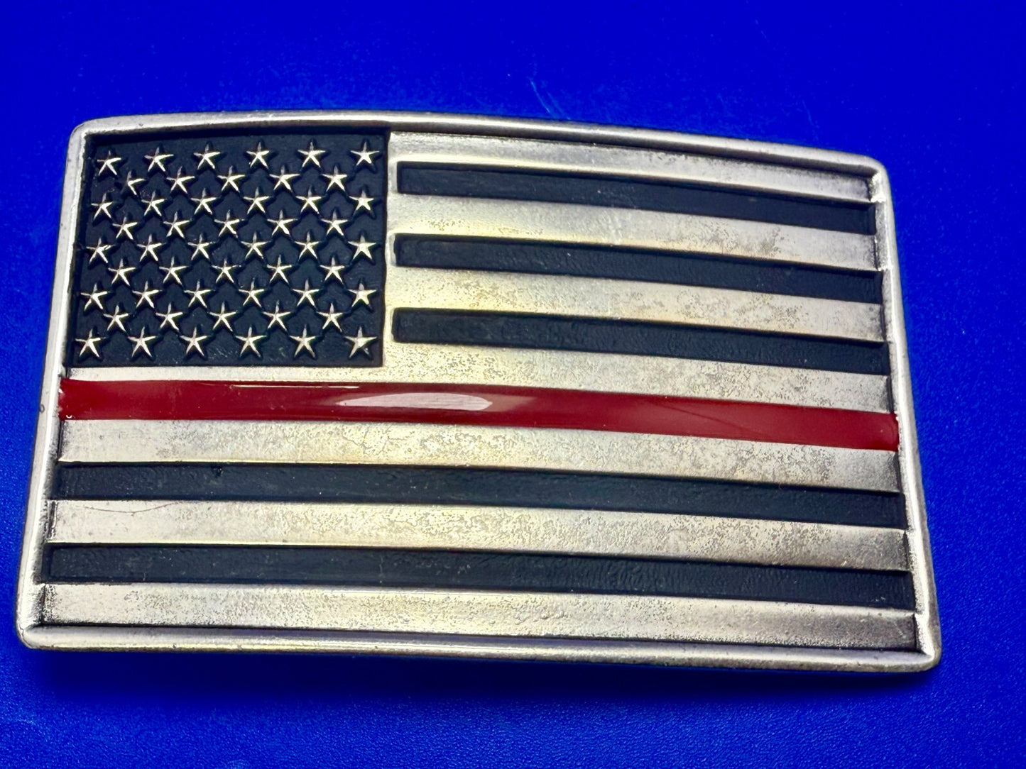 USA United States Flag American Pride Patriotic Montana Silversmiths Belt Buckle