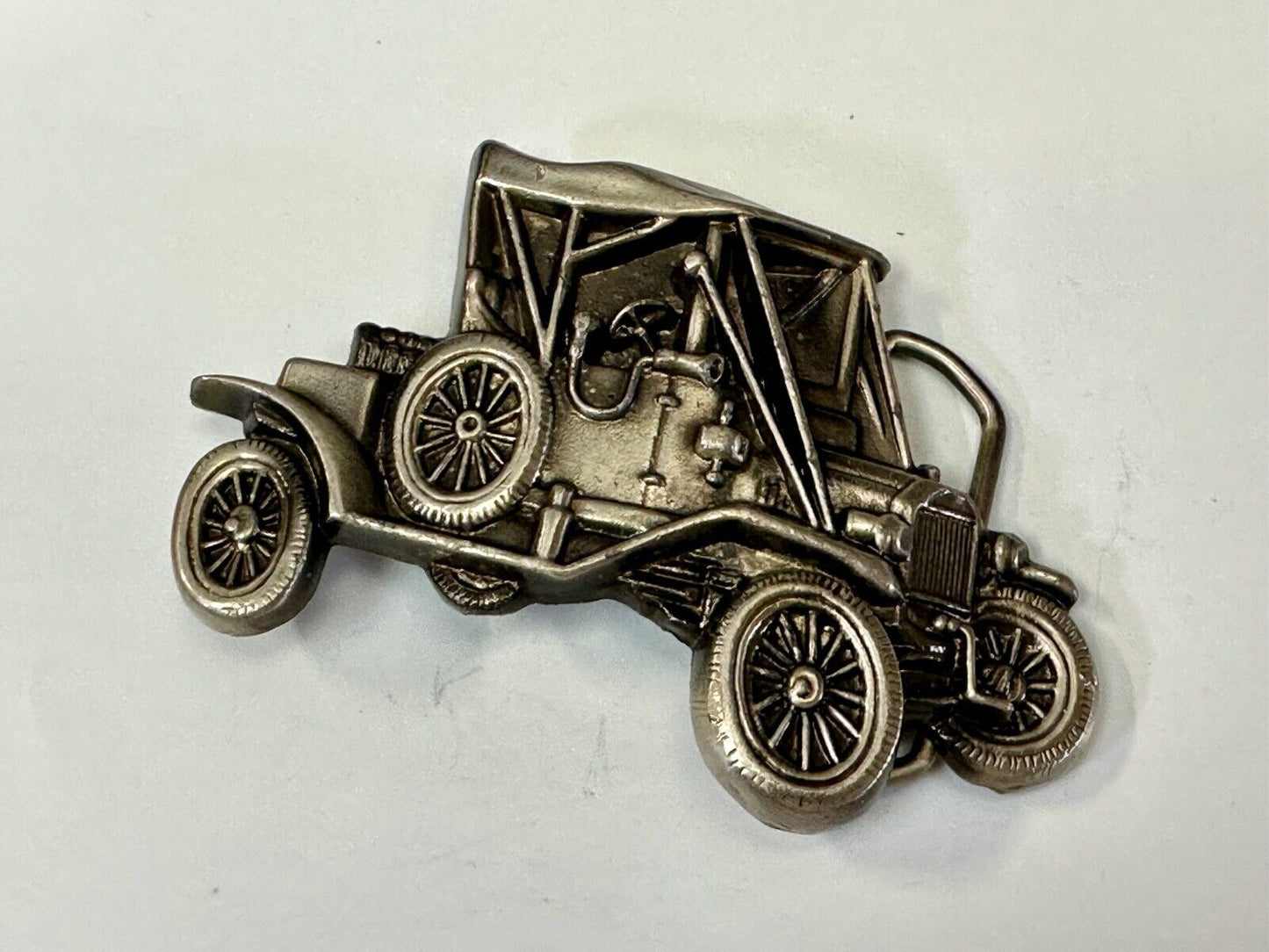 vintage Car Collectors Auto 30's? Cutout car shaped belt buckle