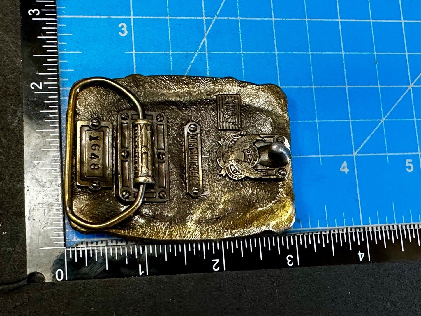 1986 The American Fire Fighter No Sleep Tonight Great American Belt Buckle