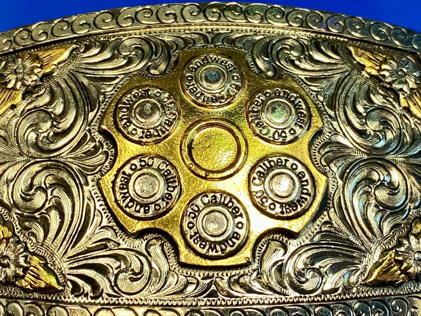 50 & 60 Caliber Unique Semi-Automatic Sniper Rifles Sub Machine Gun Belt Buckle