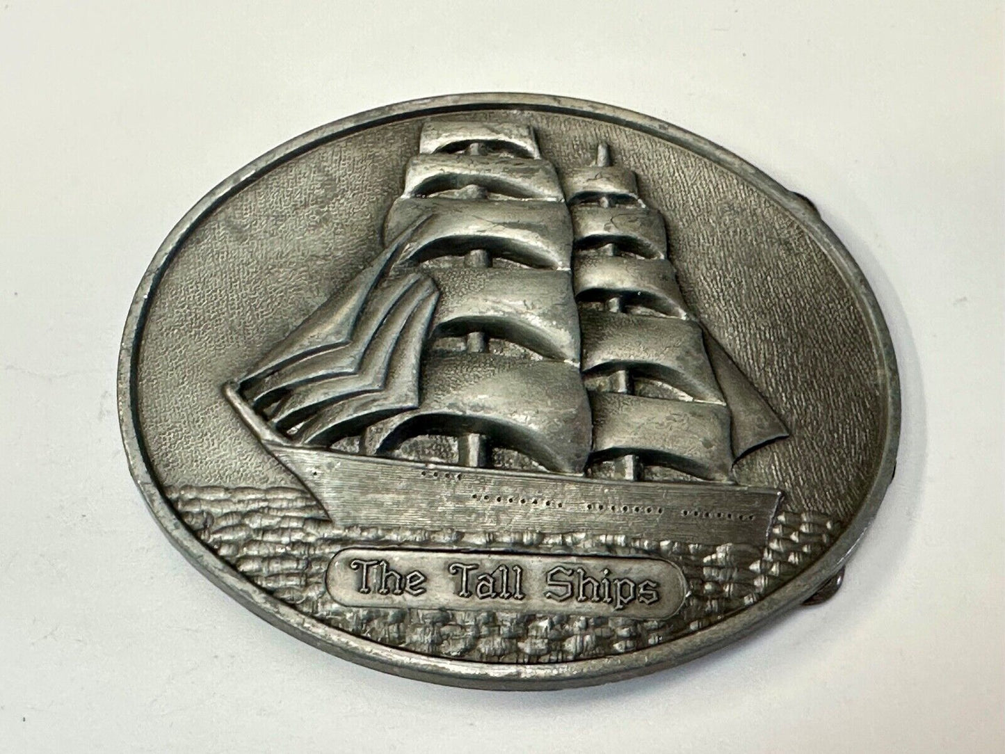 The Tall Ships Sailing Ship Boat Clipper Schooner Yacht Vintage belt buckle
