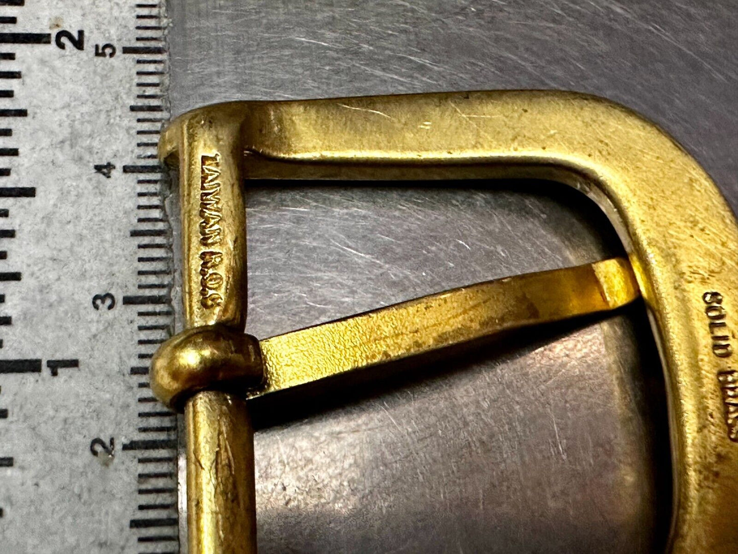Belt buckle Hippy Vibe Brass Tone Belt Buckle