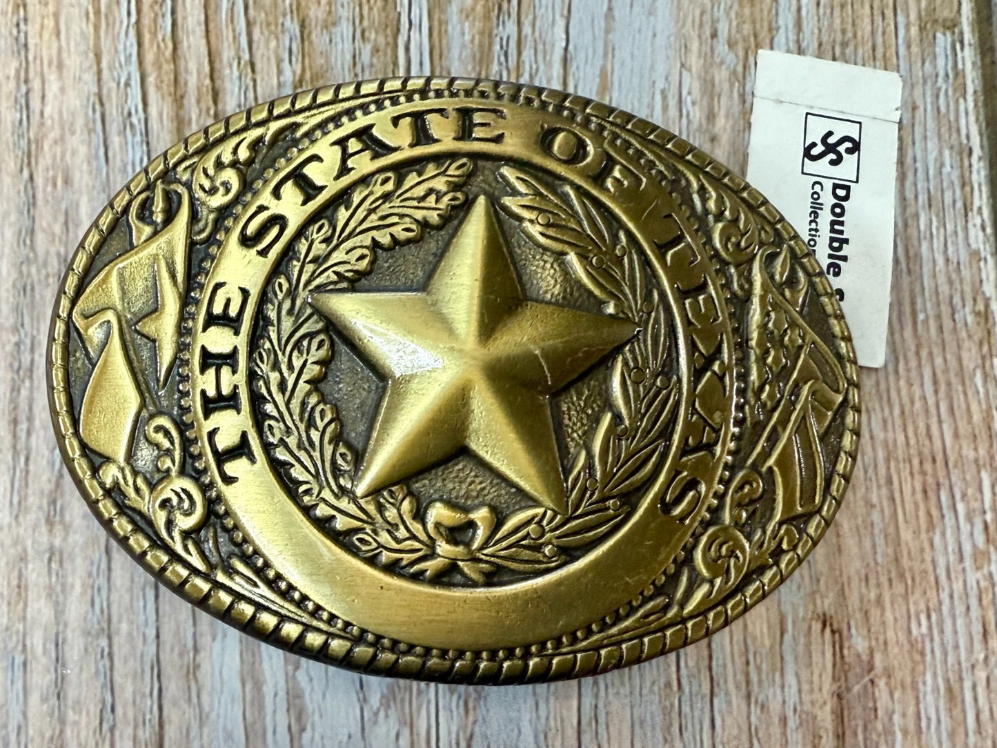 The Great State of Texas Statehood Series Gold Color Commemorative Belt Buckle