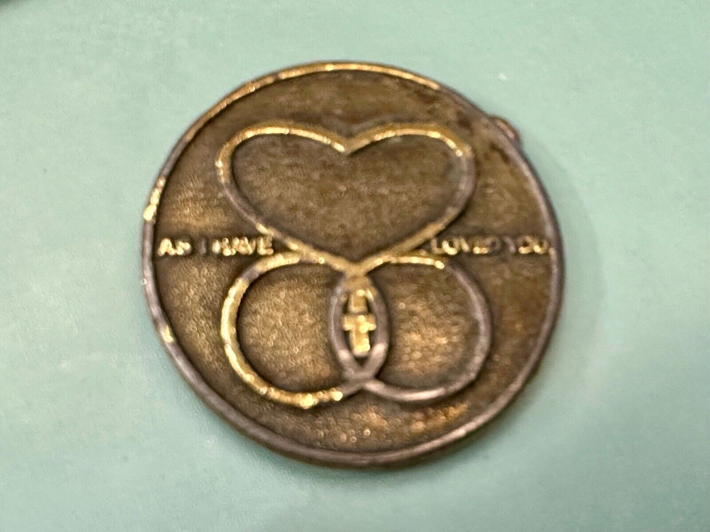 As I Have Love You Marriage Encounter Wife Husband Religious Symbol Belt Buckle