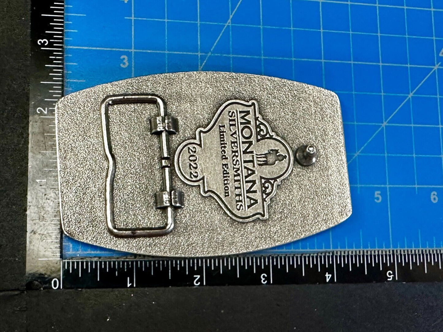 2022 Pendleton whiskey Let'er Buck Rodeo Cowboy Montana Silversmiths Belt Buckle
