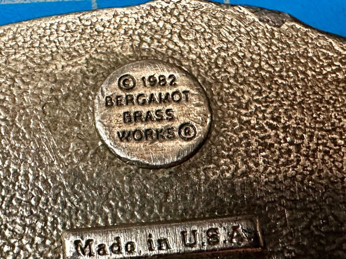 The Few The Proud The U.S Marines VTG 1982 Commemorative Belt Buckle by Bergamot