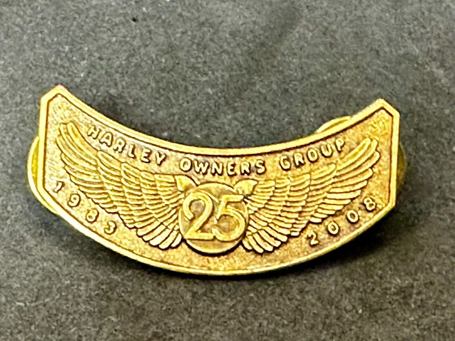 2008 H.O.G. Harley Davidson Owners Group HOG Pin for Jacket or Vest