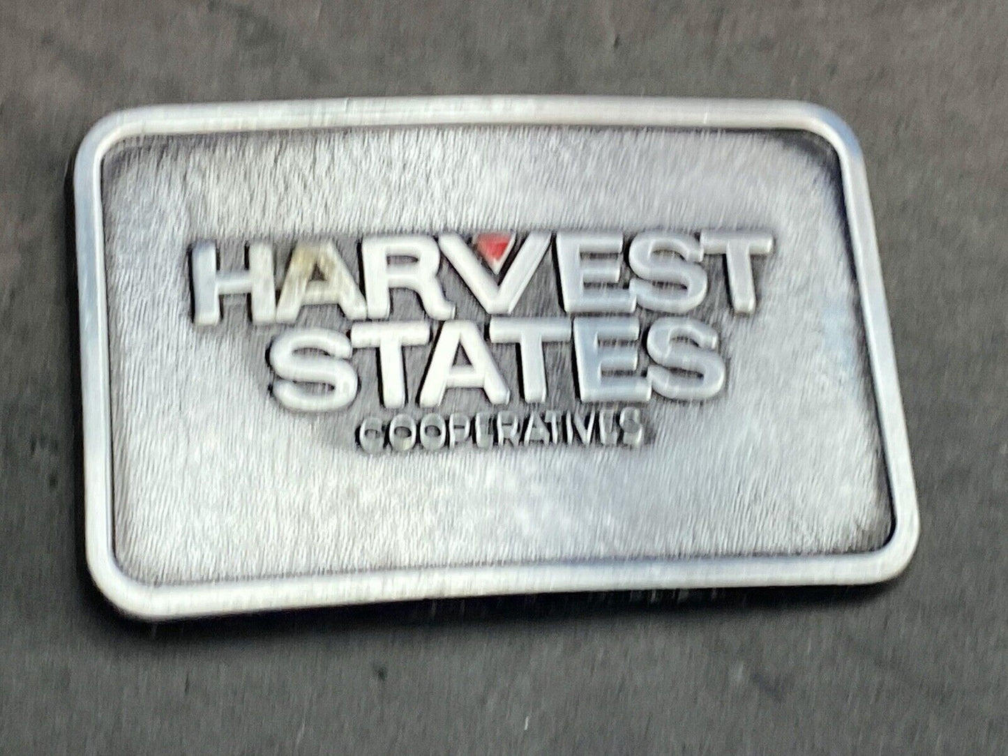 Vintage Harvest States Cooperatives Farming Community belt buckle