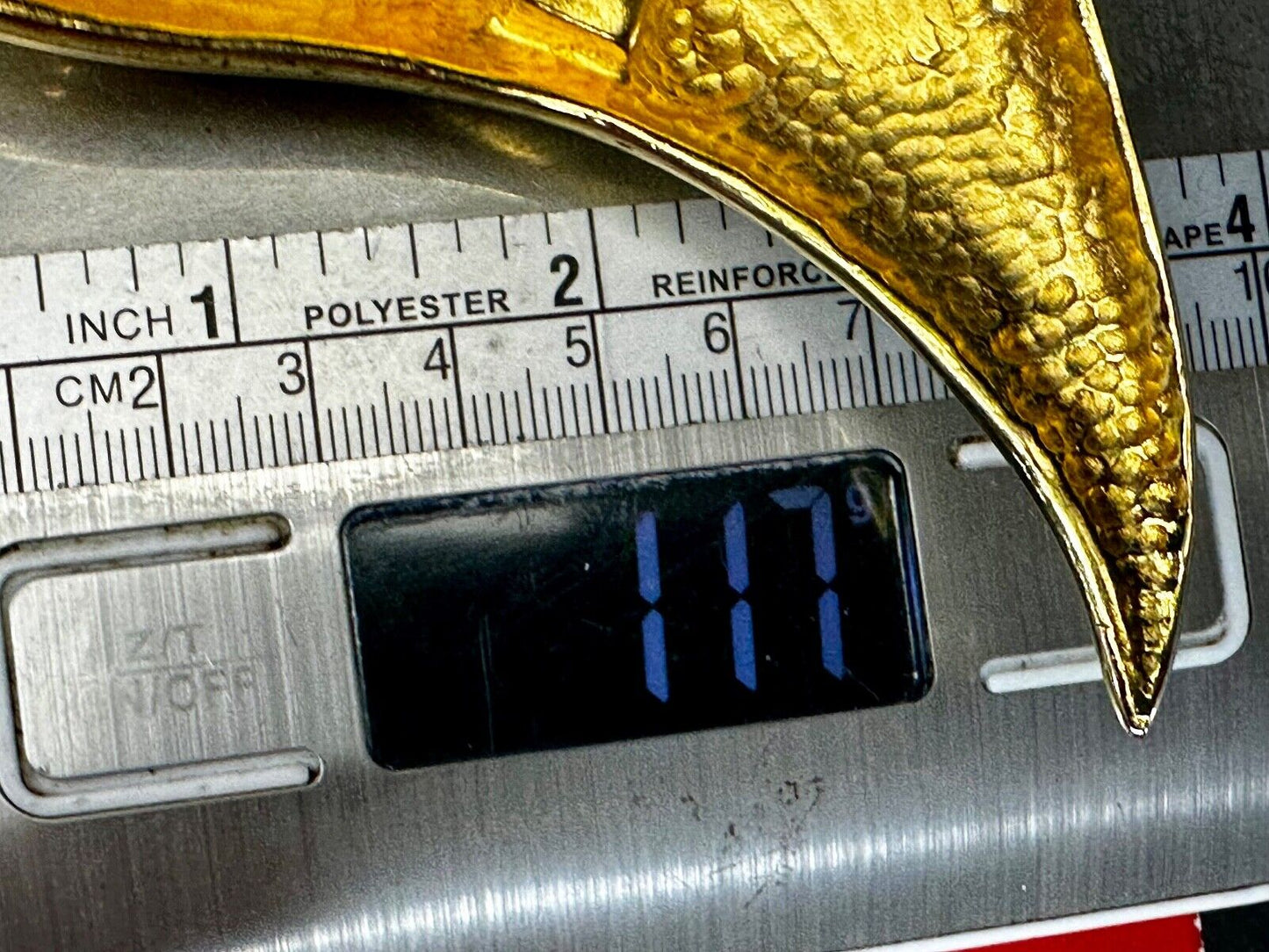 Teardrop HUGE Unique Pattern Design Boho Large Gold Tone Belt Buckle Alexis
