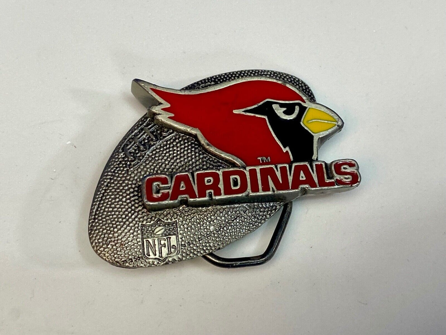 Vintage 1994 Phoenix Arizona Cardinals Nfl Sports Football Team Belt Buckle