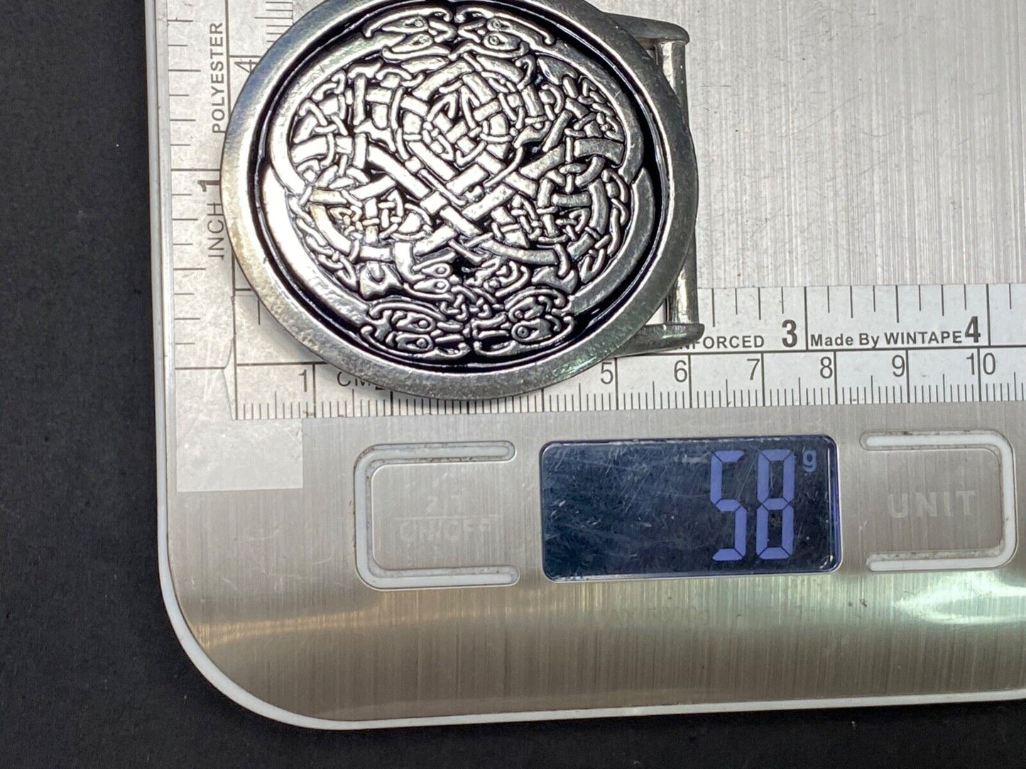 Vintage Art Design 1994 Tom Meier belt buckle