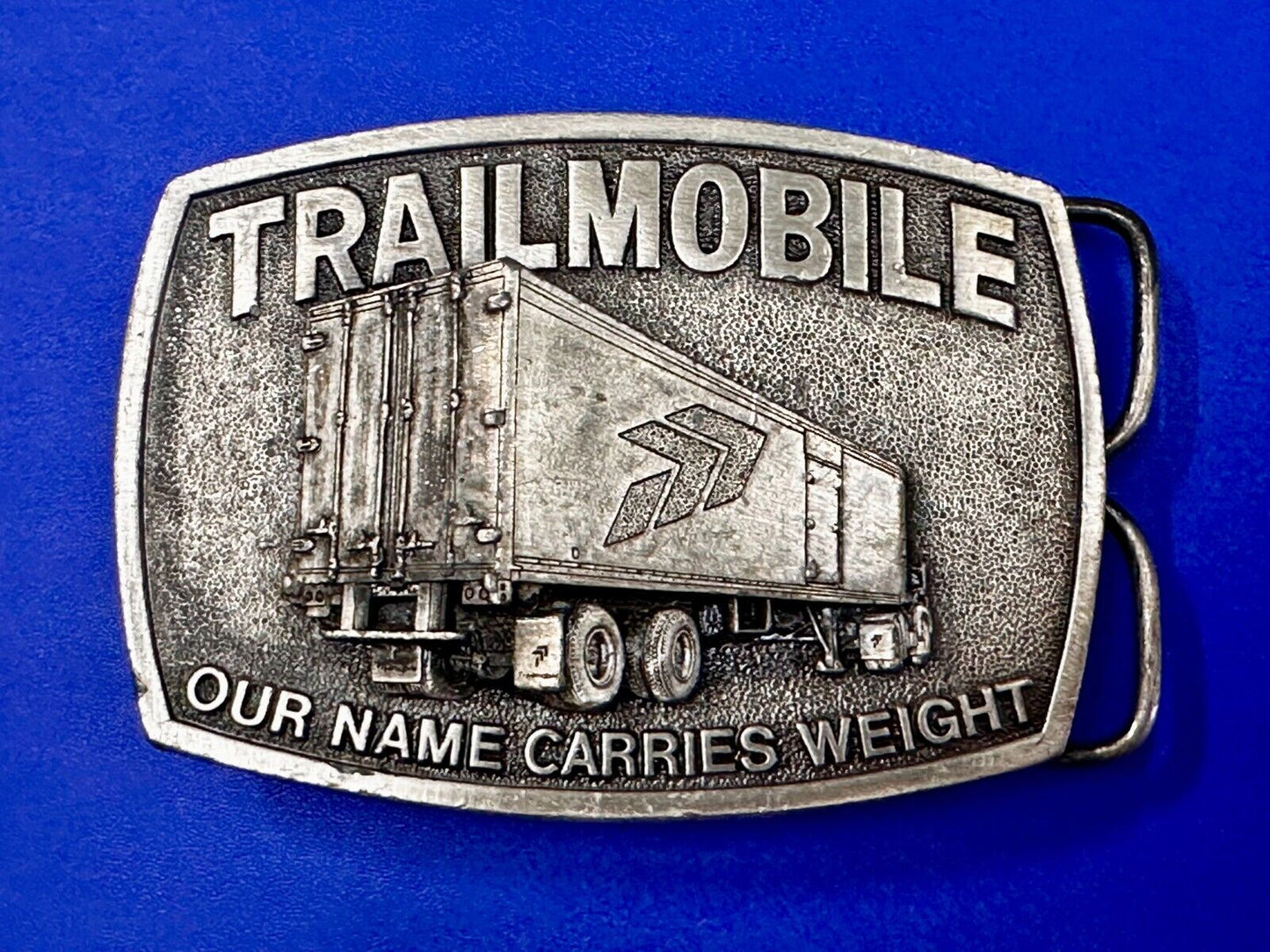 Trailmobile Our Name Carries Weight Semi Truck Long Haulers Trucker Belt Buckle