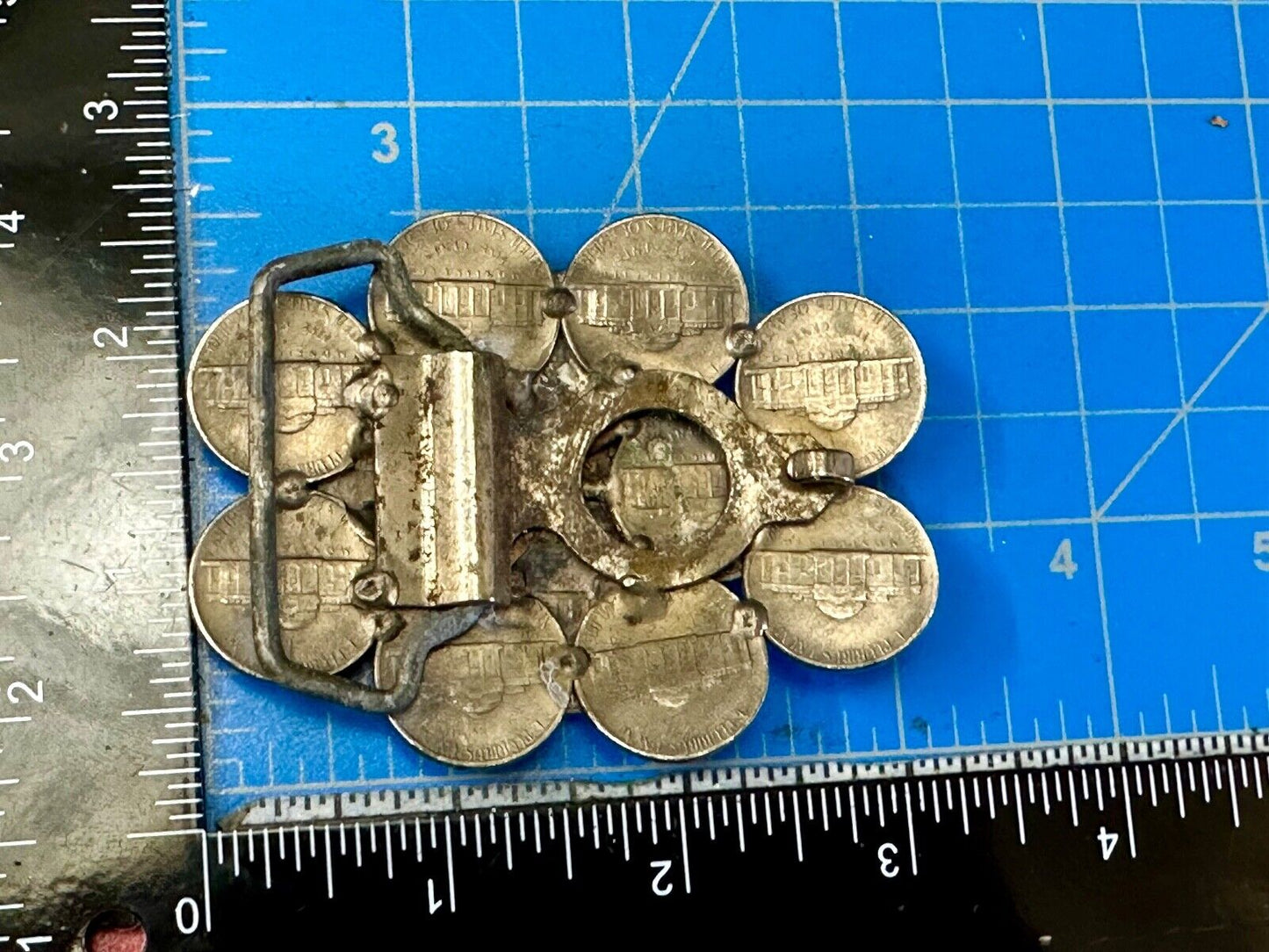 Artisan Rare Coin Collectors Vintage Belt Buckle