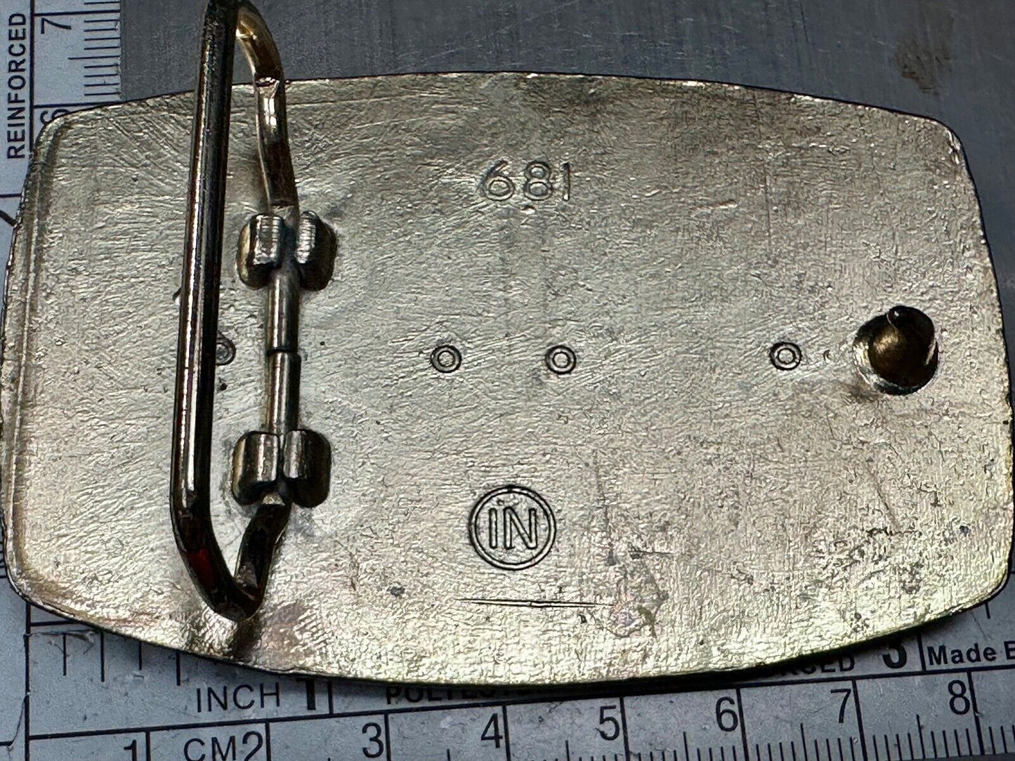 ACKER Home Construction Company Promo Advertising belt buckle FL, GA, Texas