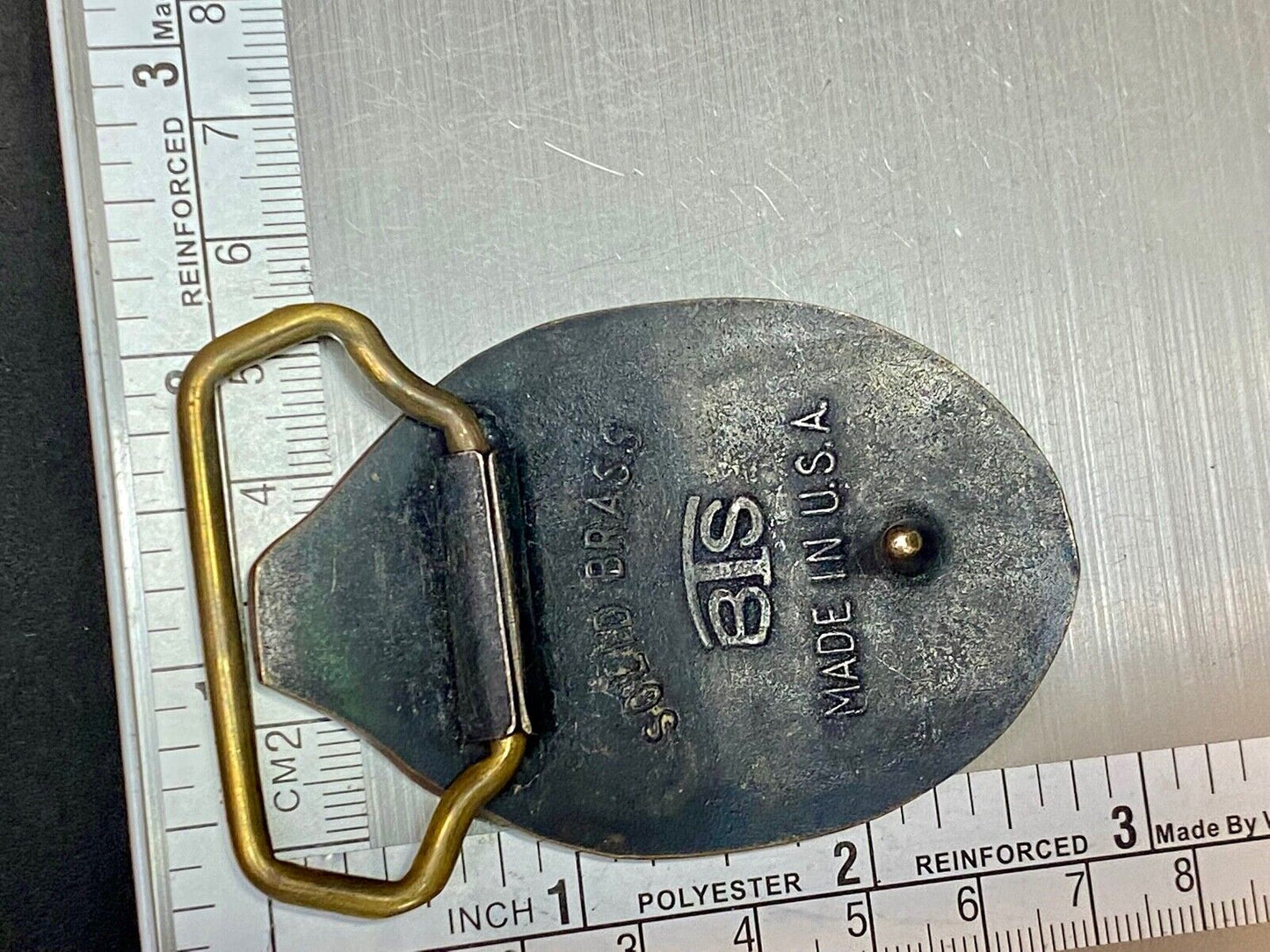 Tennis Racquet Racket Court Net Tennis Ball Vintage Solid Brass Belt Buckle Bts