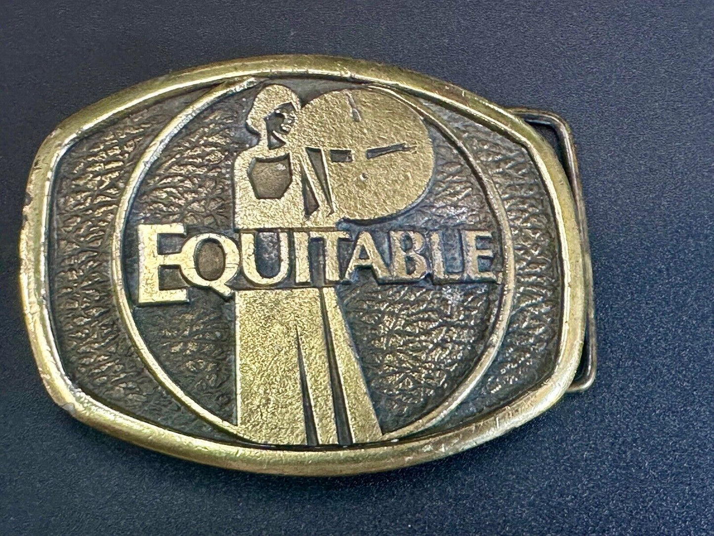 Vintage Belt Buckle Deco Equitable by Wyoming Studio Art Works
