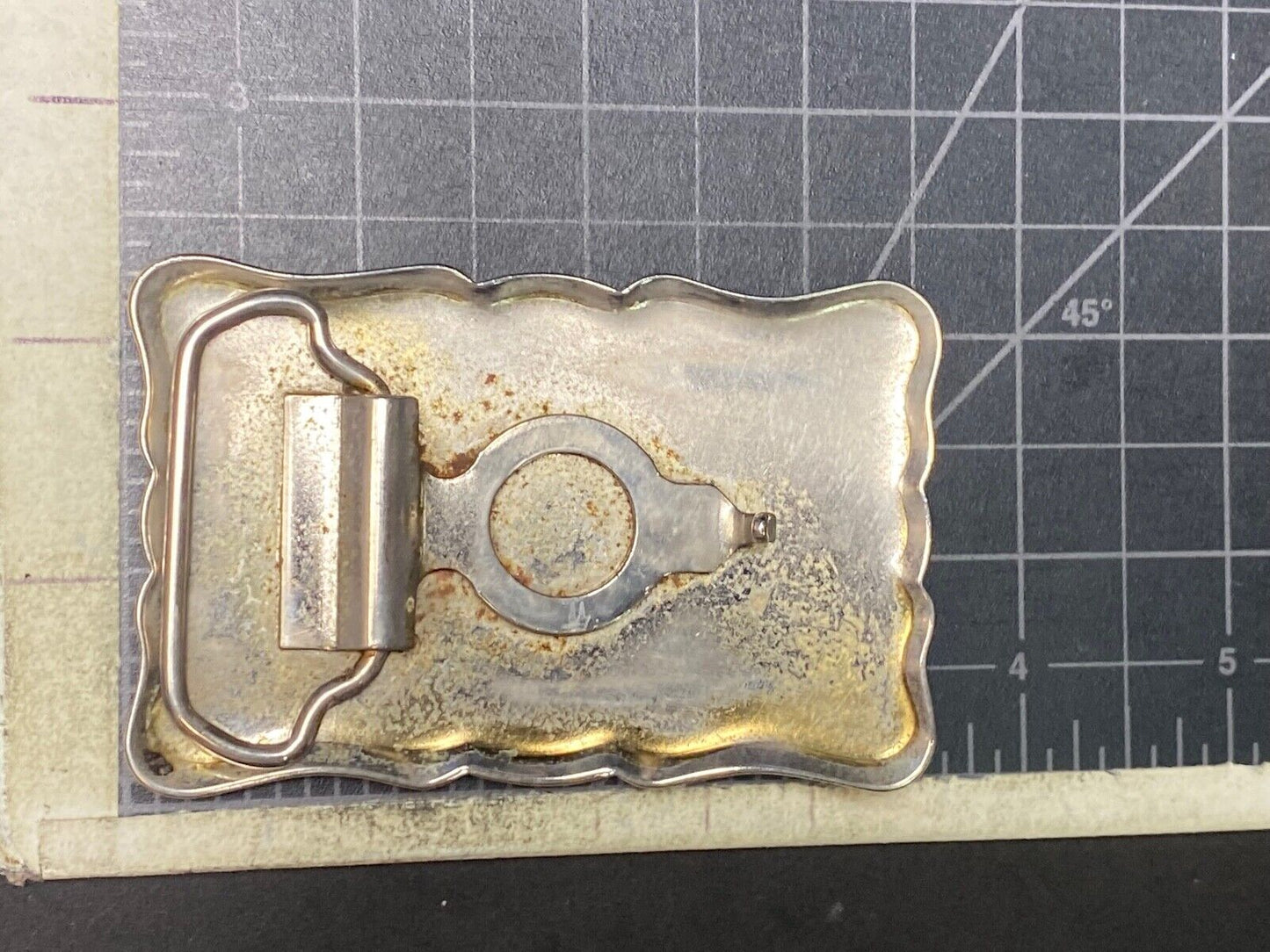 Train Steam engine Vintage western belt buckle