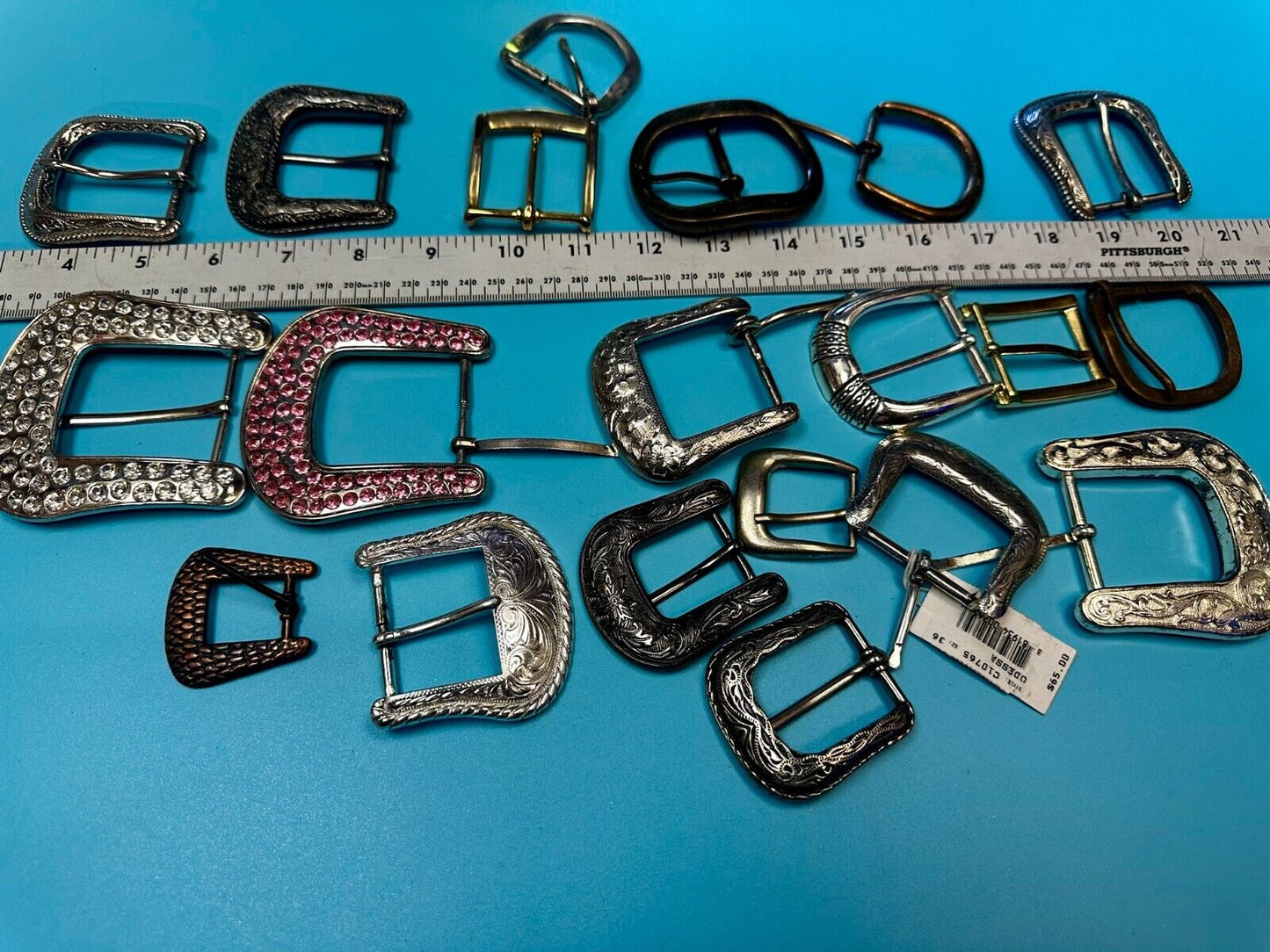 20 Vintage & Modern Ranger Style Belt buckles - Lot, Grab Bag - Resale Gifts!