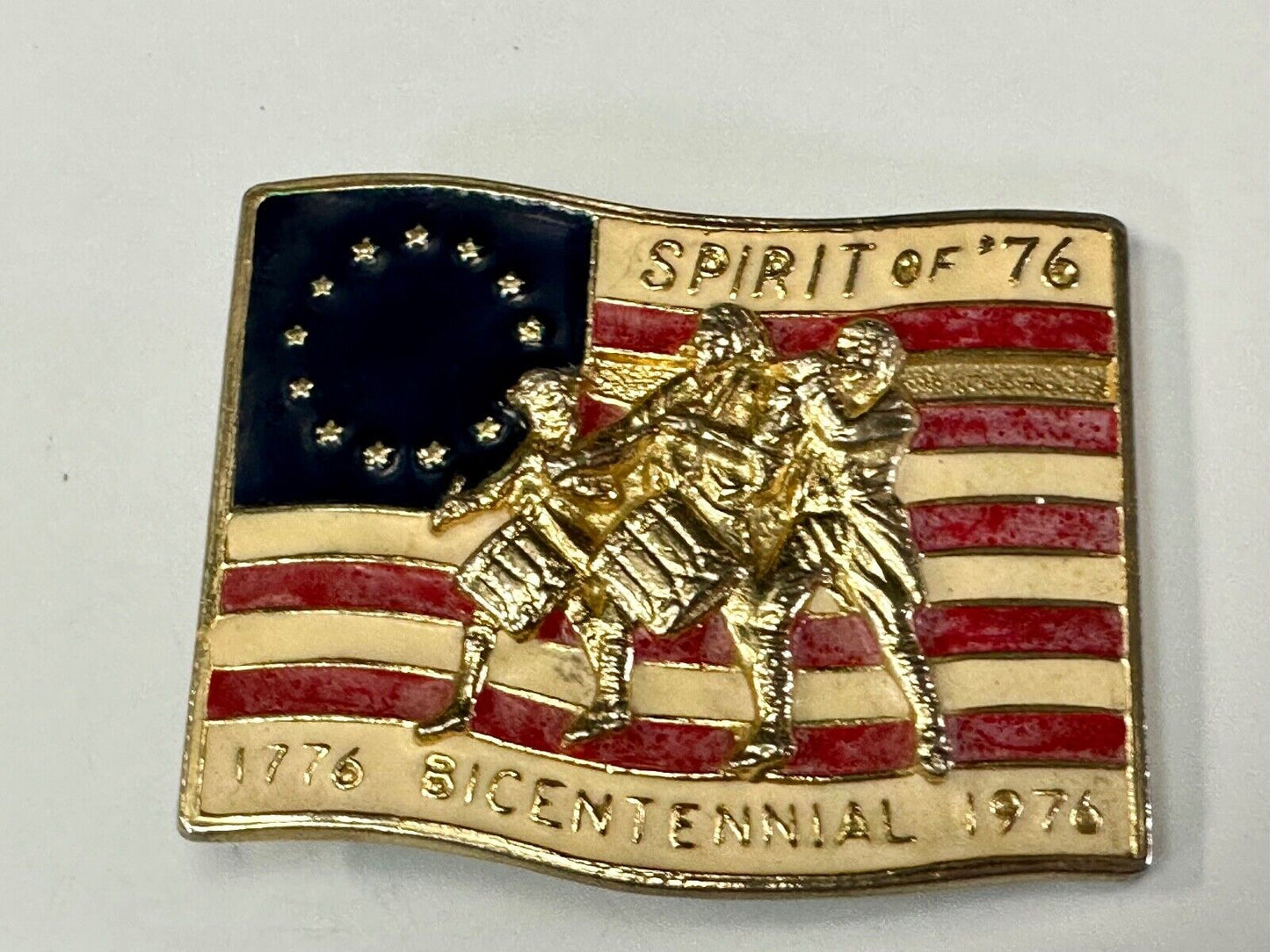 USA Flag The Spirit of 76 - Patriotic American Marching Band belt buckle