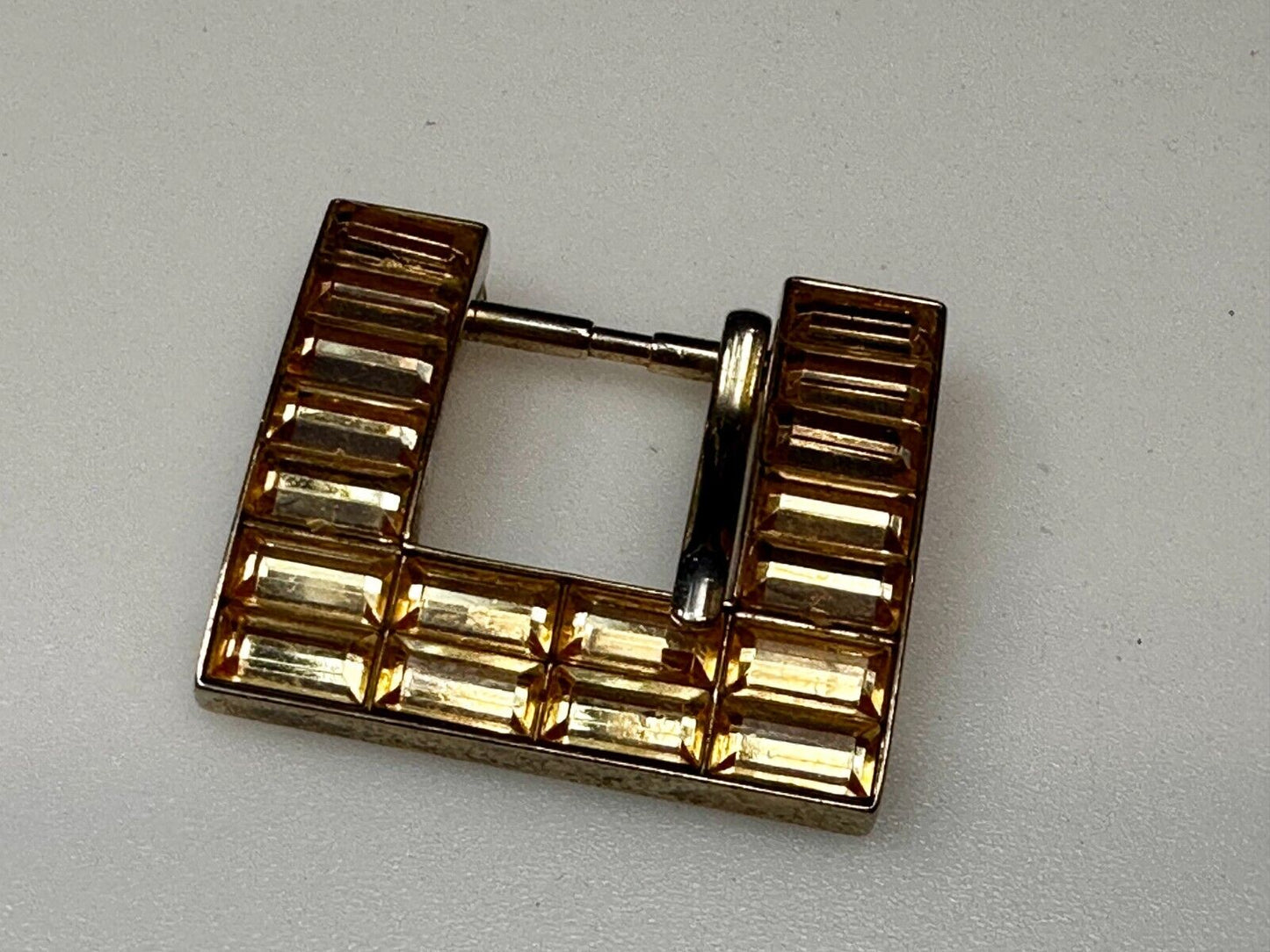 Beautiful Covered Stone? Gold Tone Small Replacement Dress Ladies Belt Buckle