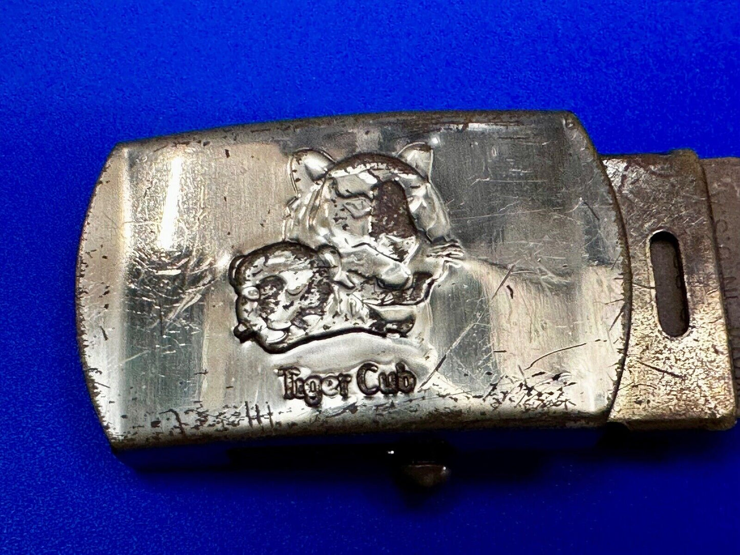 Tiger Cub Scout Replacement Solid Brass USA made Uniform Belt Buckle