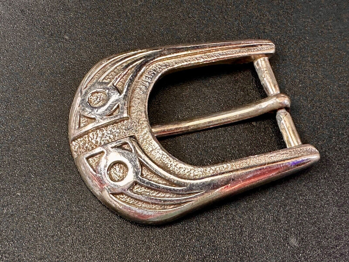 Vintage 90’s Ranger Style Silver Tone Replacement Western Humphreys Belt Buckle
