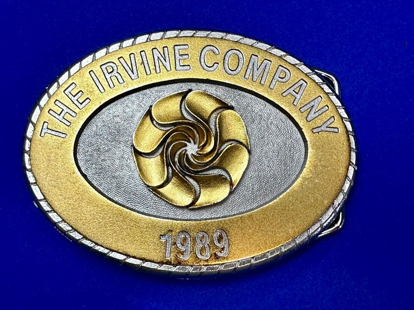 The Irvine Company 1989 Fourth Edition Collectors Western Ranch Belt Buckle