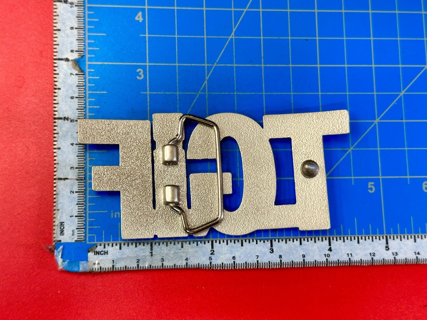 Thank God its Friday - TGIF block letter Novelty Statement belt buckle