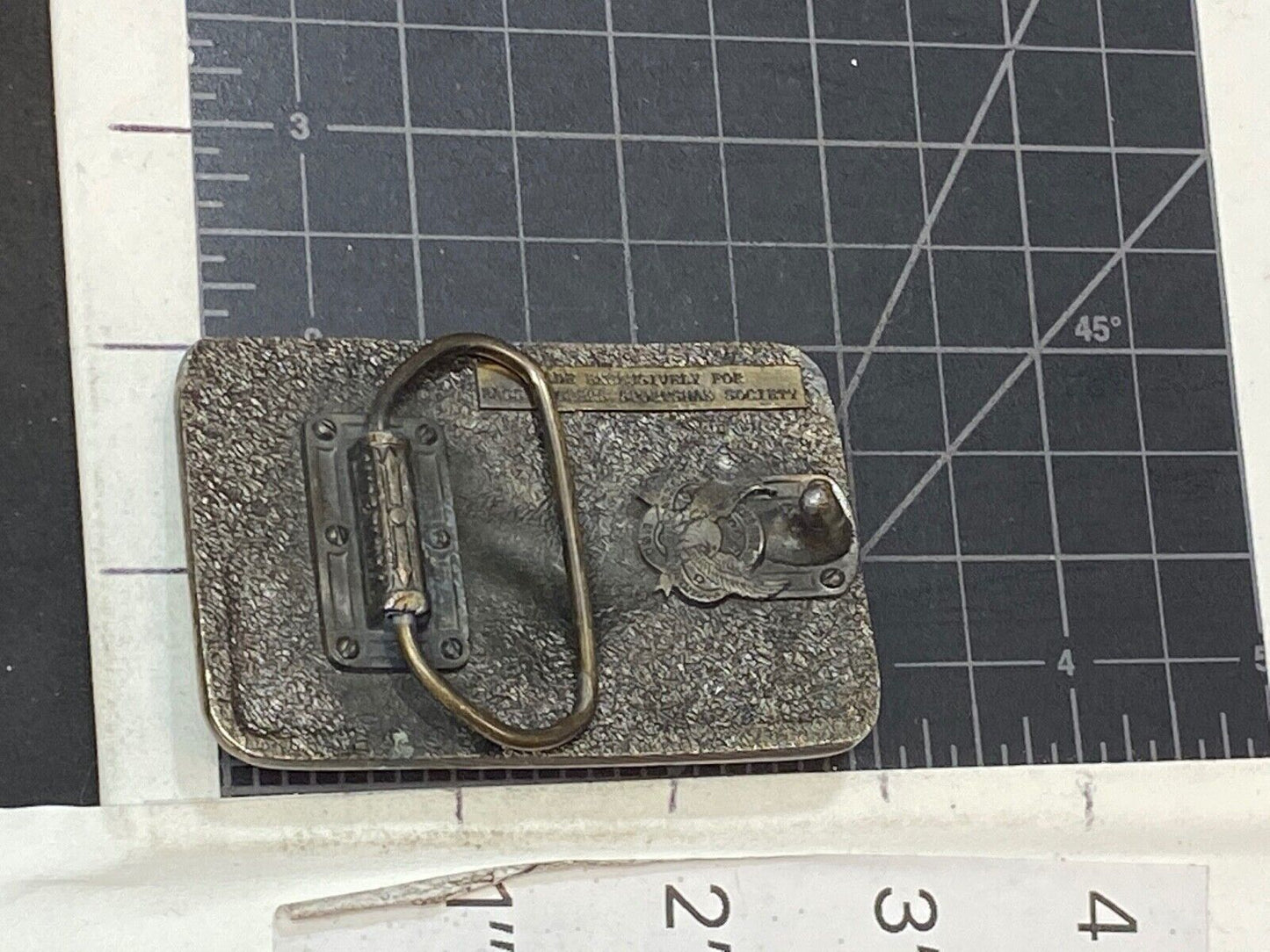 1988 Bass Anglers Sportsman Society Limited Great American Belt Buckle