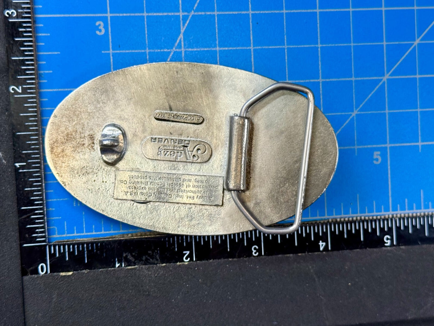 Taste as Great as Its Name Old Milwaukee Beer Promotional Belt Buckle by Adezy