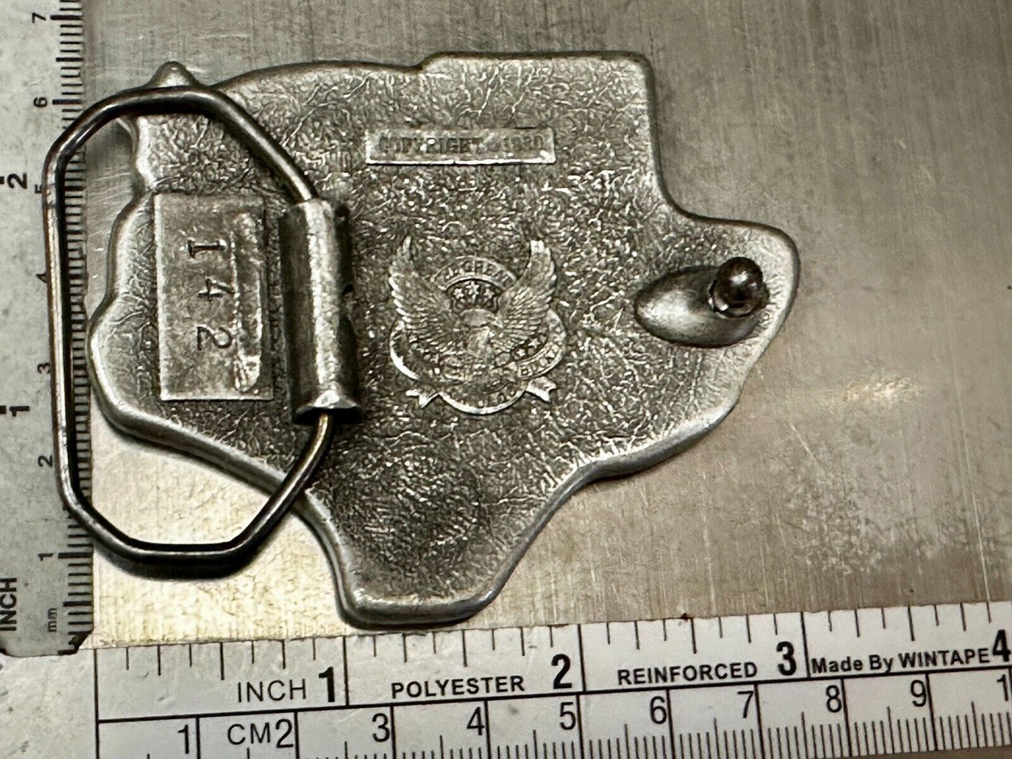 Texas Lone Star State Oil Guns Longhorn by The Great American Belt Buckle Co