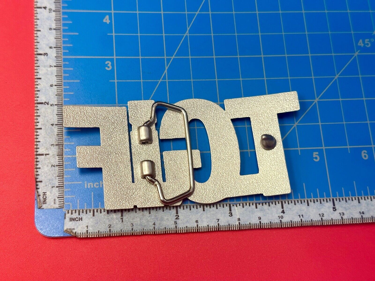 TGIF Thank God Goodness It’s Friday Block Letters Statement Novelty Belt Buckle