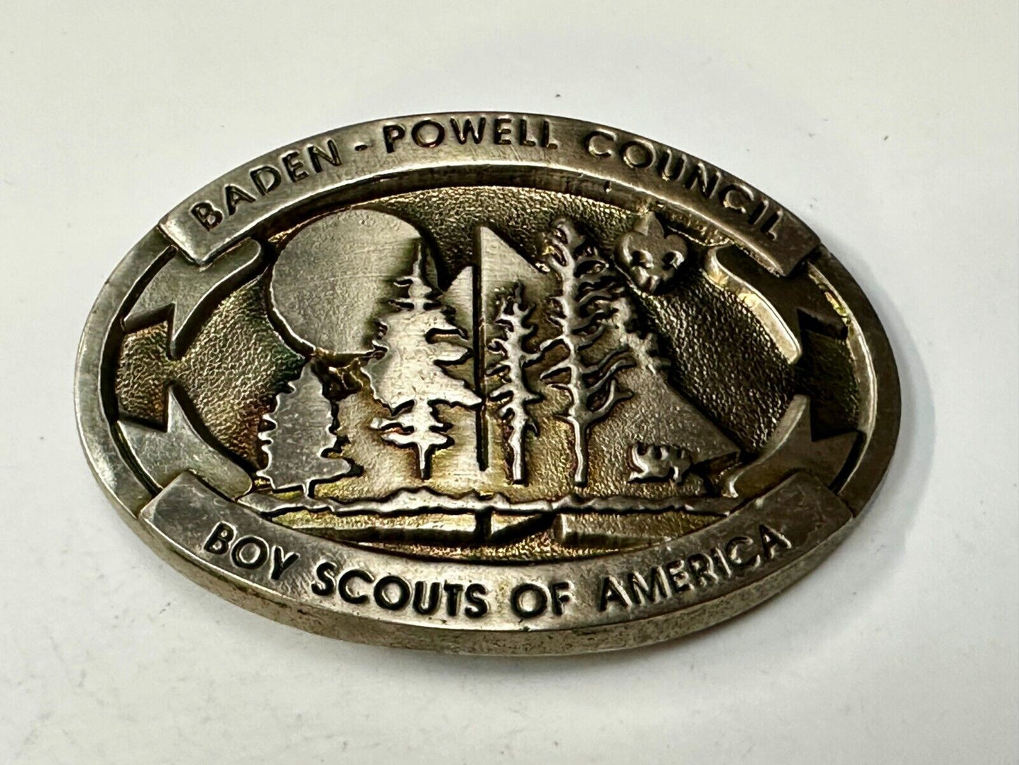 Baden Powell Council Binghamton, NY BSA Boy Scouts of America Belt Buckle